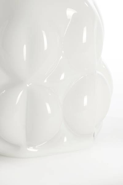 Vase PENYA Weiß - Glas - 29 x 34 x 29 cm