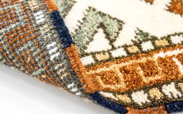 Orientteppich Oriental Orange - Wolle - 208 x 2 x 298 cm