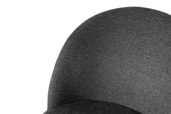 Hocker 1984 Grau - Textil - 51 x 109 x 59 cm