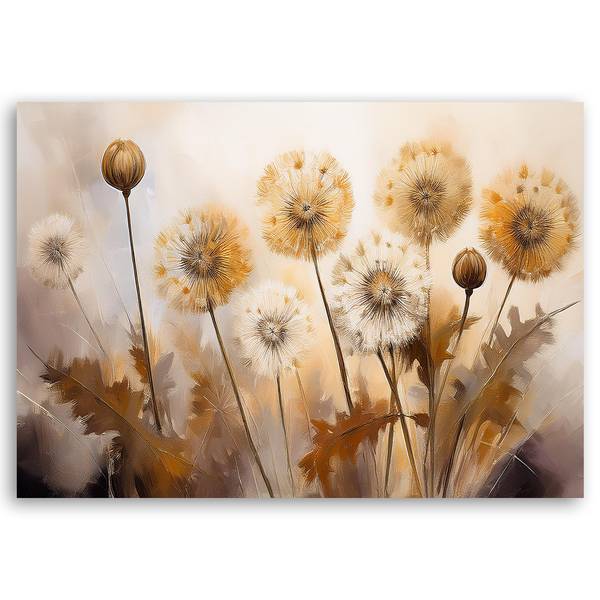 Wandbild pusteblumen pflanzen blumen 90 x 60 cm