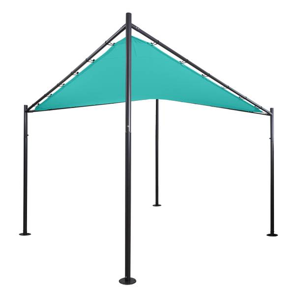 Pergola A41 turquoise - polyester - staal - 411 x 292 x 411 cm