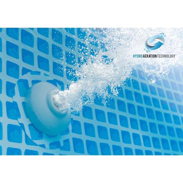 Schwimmbecken 3202887 Grau - Metall - 427 x 107 x 427 cm