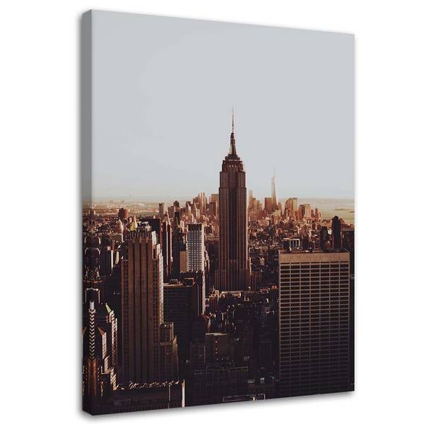 Tableau déco new york empire state 70 x 100 cm