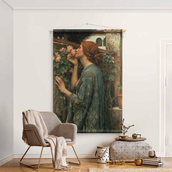 Wandteppich Die Seele der Rose 90 x 135 cm
