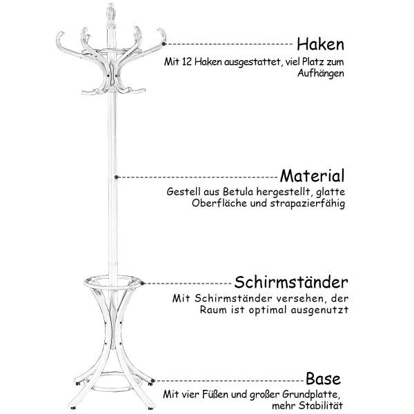 Garderobenständer 25067981 Weiß