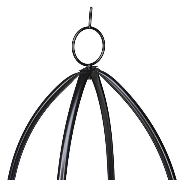 Plantensteun set van 2 zwart - ijzer - 29 x 149 x 29 cm