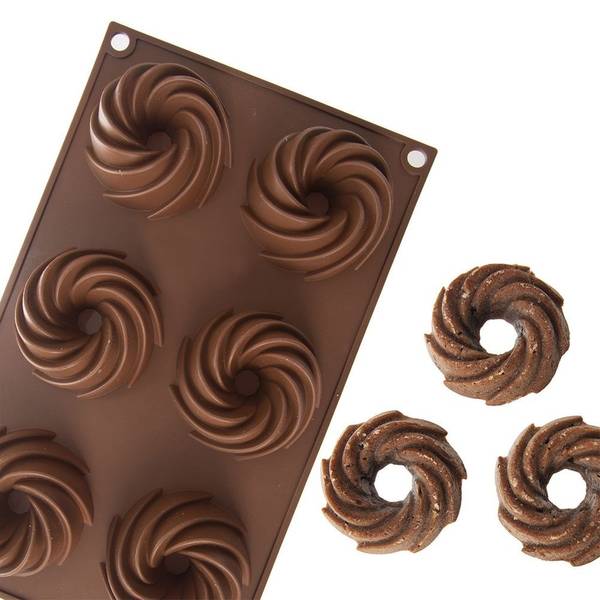 Muffinform 151787 Braun - Silikon - 17 x 3 x 28 cm
