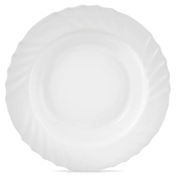 Tiefe Teller 129579 Weiß - Glas - 23 x 3 x 23 cm