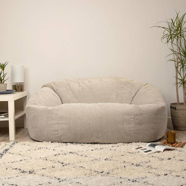 Riesensitzsack Flauschig Soul Beige