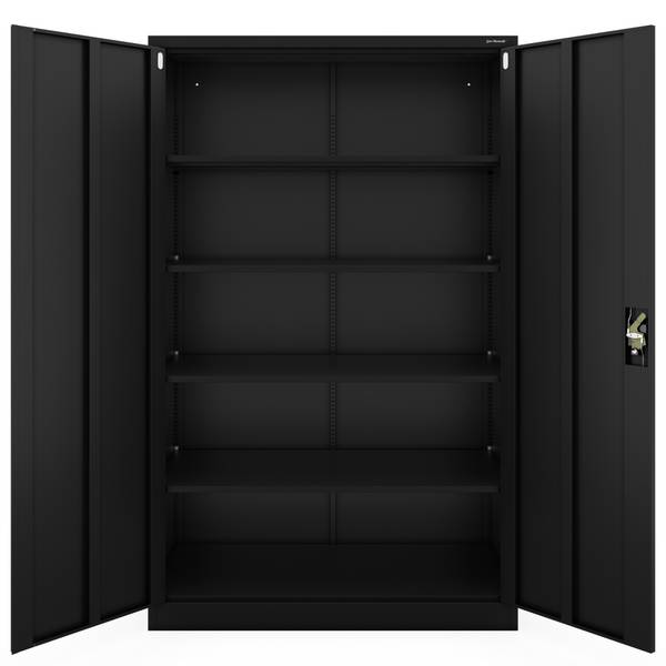Büroschrank JAN II D600 Schwarz
