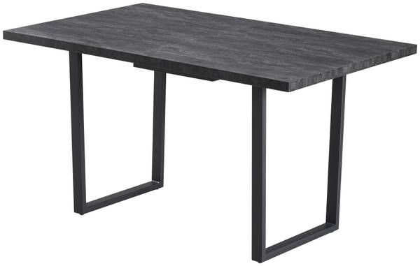 Ausziehtisch NILS 2 Grau - Holzwerkstoff - Metall - 85 x 76 x 180 cm