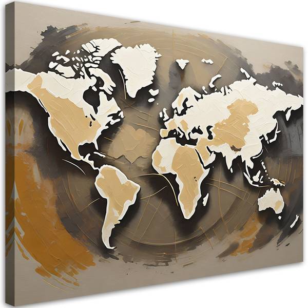 Canvas schilderij Kaarten 120 x 80 cm