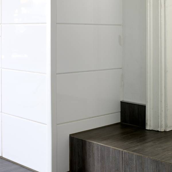 Winkelprofil Kantenschutz 735-KM Grau - Kunststoff - 2 x 5 x 80 cm