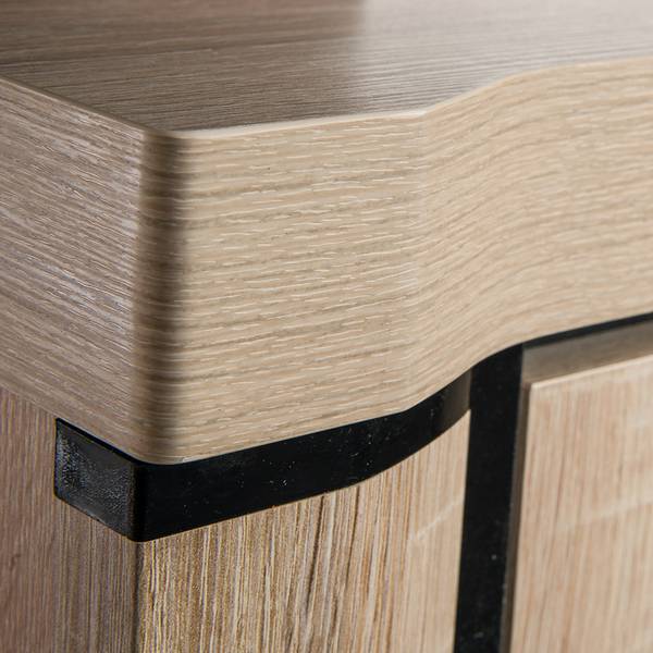 Sideboard DUNEDIN-161-2 Braun - Holzwerkstoff - 137 x 91 x 45 cm