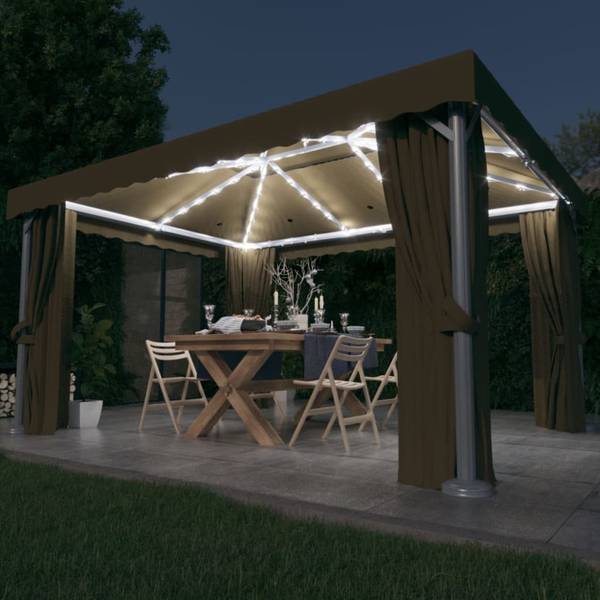 Gartenpavillon 3007840-2 Taupe