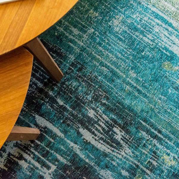 Kurzflorteppich Streaks Glen Cove Baumwolle / Polyester - 170 x 240 cm