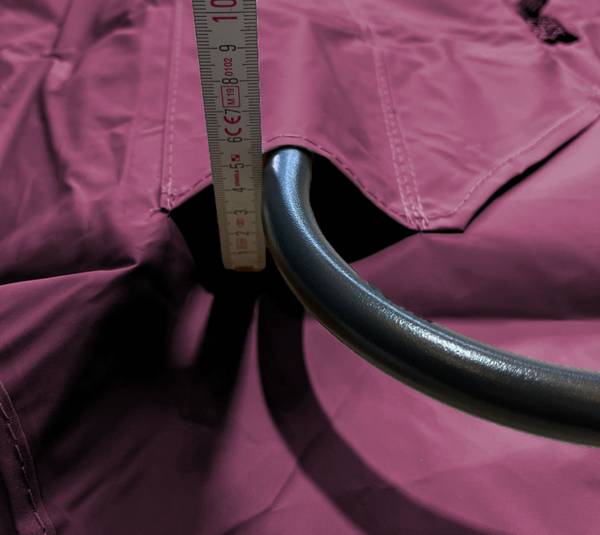 Hollywoodschaukel Ersatzdach Yankee Bordeaux - Breite: 210 cm