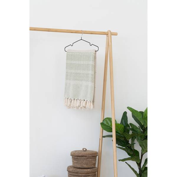 Bodenaufhänger Manaus Braun - Bambus - Holzwerkstoff - 46 x 164 x 104 cm