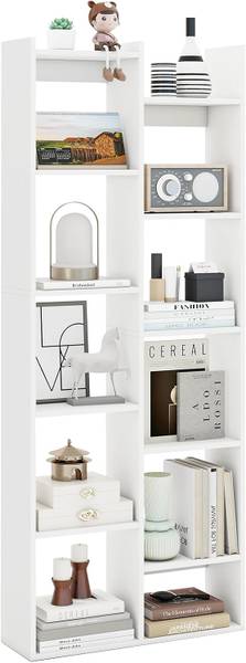 Bücherregal VH34856 Weiß - Holzwerkstoff - 20 x 162 x 65 cm