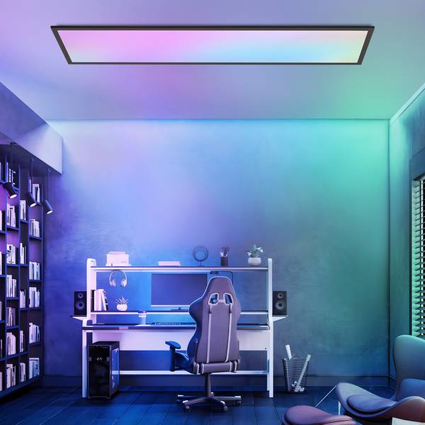 LED Panel Deckenlampe Dimmbar Liepins II 120 x 6 x 30 cm