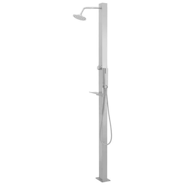 Dusche 299926 Silber - Edelstahl - 7 x 210 x 10 cm