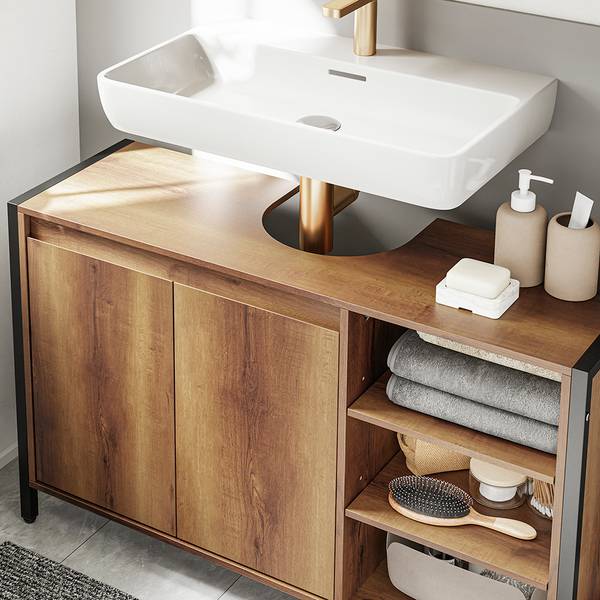 Produit BZR63-L-PF Marron - Bois manufacturé - 30 x 60 x 90 cm