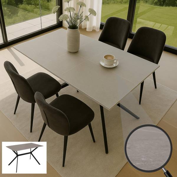Esszimmertisch O58 Grau