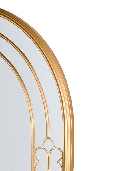 Wandspiegel MAUTRE goud - metaal - 66 x 98 x 3 cm
