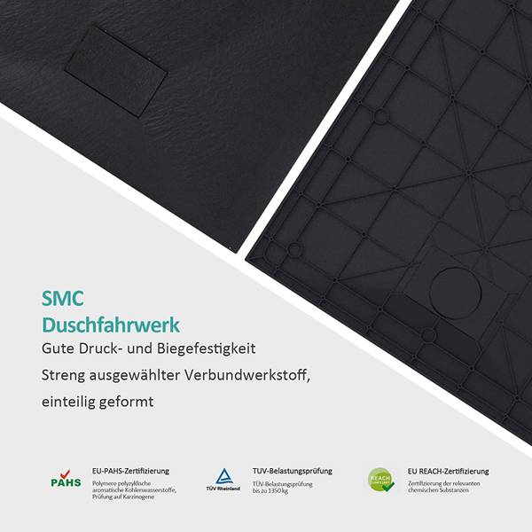 Duschwanne ST1490B Tiefe: 140 cm