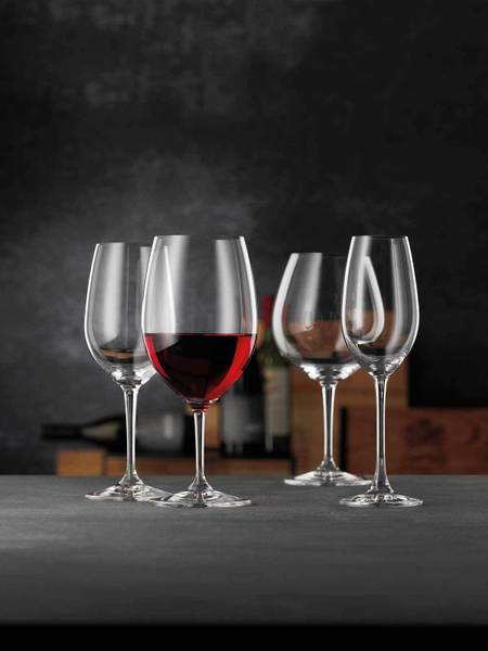 Bordeauxgläser ViVino 4er Set Kristallglas - 10 x 22 x 10 cm