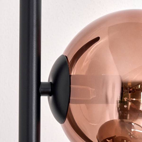 Stehlampe Cesaro Aluminium - Klarglas - 17 x 160 x 83 cm