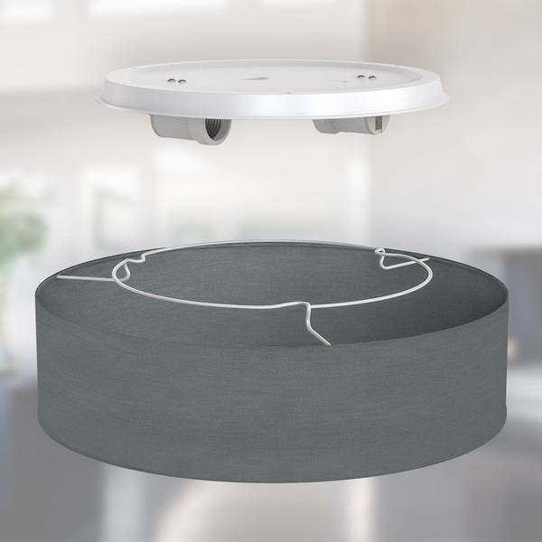 Deckenlampe BKL1219 Grau - Durchmesser: 38 cm