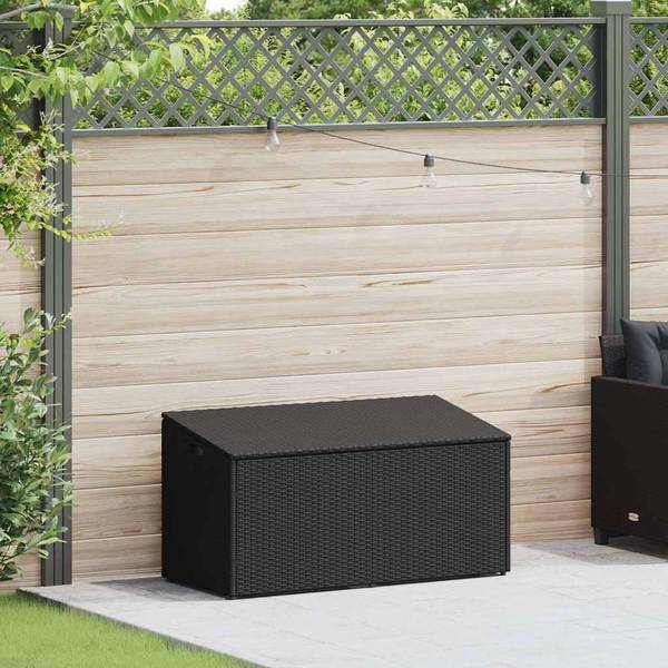 Garten-Aufbewahrungsbox 3044433 Schwarz - 110 x 110 x 110 cm