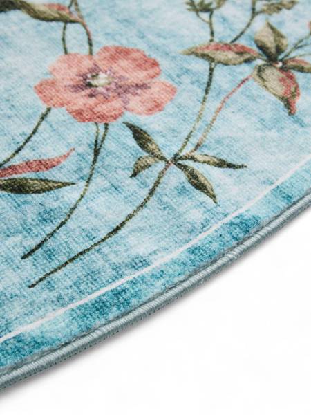 Tapis lavables Milly Multicolore - Turquoise