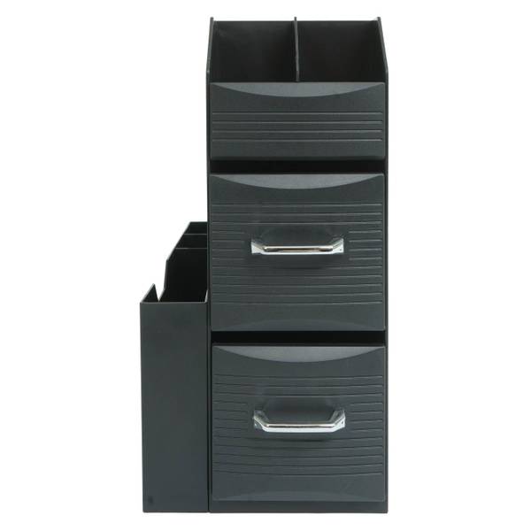 Koffiestation voor accessoires L97 zwart - kunststof - 14 x 29 x 33 cm