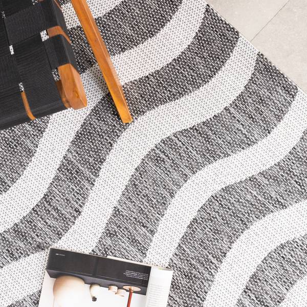 Tapis  Waves Gris - 80 x 150 cm