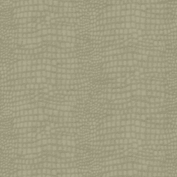 Vliestapete - Krokodil Grün - Fleece - 52 x 1000 x 2 cm