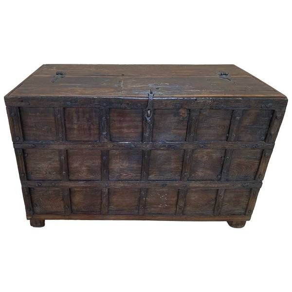 Truhe 4523300774 Braun - Massivholz - 118 x 74 x 65 cm