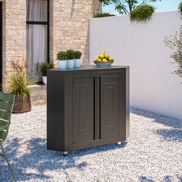 Outdoor-Küchenmöbel Memphis Schwarz