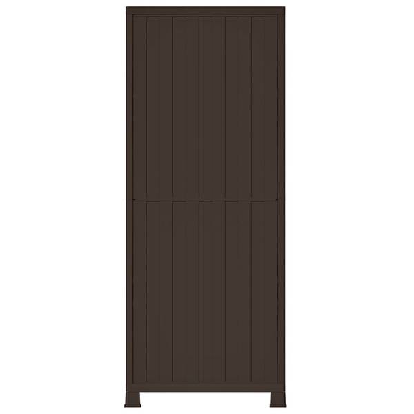 Armoire 3011485 Gris - Matière plastique - 68 x 172 x 68 cm
