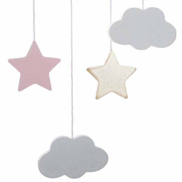 Kinderfederung SONI Pink - Holzwerkstoff - 16 x 46 x 2 cm