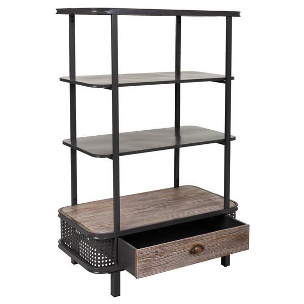 Regal 4523331891 Grau - Metall - 80 x 121 x 40 cm