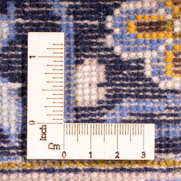 Orientteppich Oriental Blau - Naturfaser - 318 x 1 x 420 cm