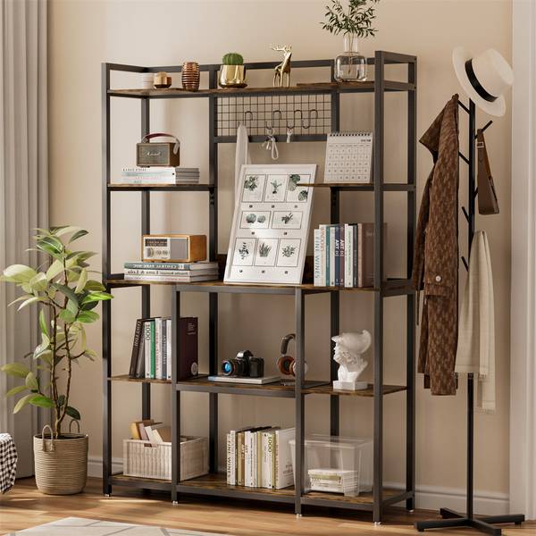 Standregal Küchregal Blumenregal XXL Braun - Eisen - 120 x 170 x 30 cm