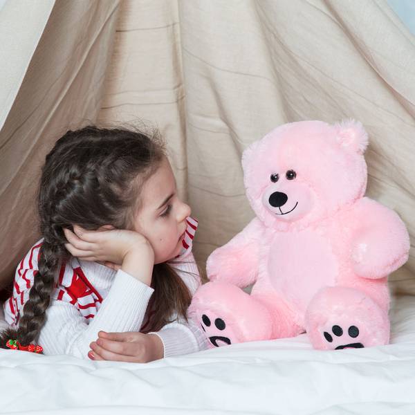 Teddybeer 25 roze