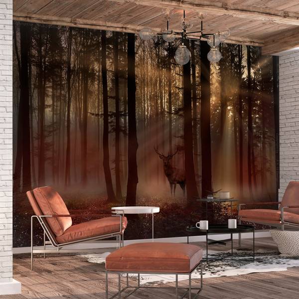 Vliestapete Wald & Bäume Or 200 x 140 cm