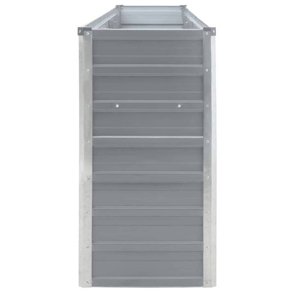 Hochbeet DE786 Grau - Metall - 40 x 77 x 320 cm