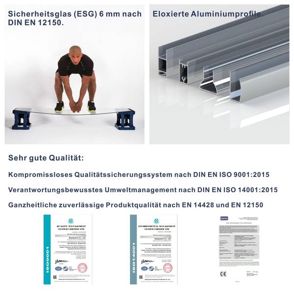 Runddusche ESSENS 90 x 90 cm