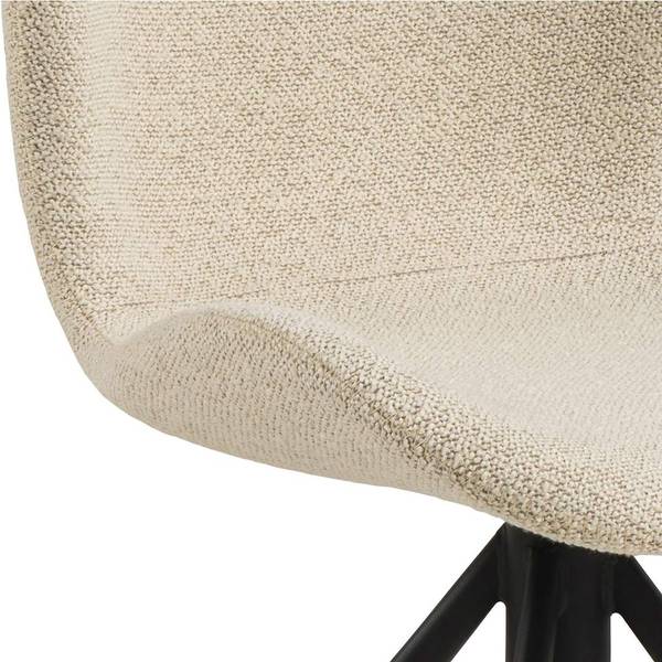 Eetkamerstoel BatildaA1 set van 2 beige - textiel - 47 x 81 x 53 cm