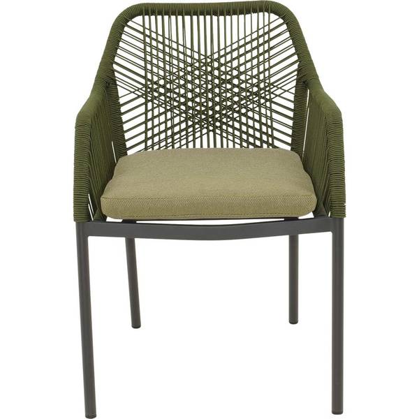 Bistro-Sessel AKITA Grün - Metall - 62 x 250 x 56 cm